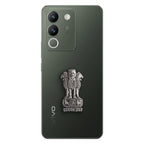 Vivo Y200 5G Compatible Satyamev Jayate 3D Metal Emblem Sticker