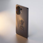 Vivo V60 5G Compatible Satyamev Jayate 3D Metal Emblem Sticker