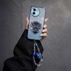 Vivo T3x 5G Stunning Shimmer Electroplating Butterfly Stand Charm Case