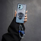 Vivo Y58 5G Stunning Shimmer Electroplating Butterfly Stand Charm Case