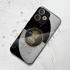 Oppo A5 Pro 5G Premium Acrylic Shockproof Glass Back Case (Satyamev Noir)
