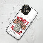 Oppo A5 Pro 5G Premium Acrylic Shockproof Glass Back Case ( Money Maker )