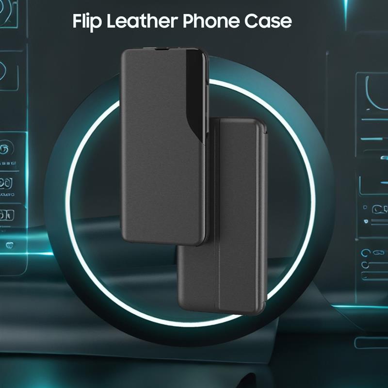 Motorola Edge 50 Fusion 5G Luxury Half Window Leather Flip Case