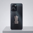 Vivo Y16 5G Compatible Satyamev Jayate 3D Metal Emblem Sticker