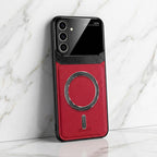 Samsung Galaxy A36 5G Premium Magsafe Magnetic Leather Lens Protective Case