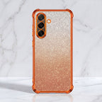 Samsung Galaxy A36 5G Luxury Shockproof Shimmer Airbag Cosmic Orange Case