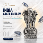 Google Pixel 10 5G Compatible Satyamev Jayate 3D Metal Emblem Sticker