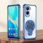 Vivo T5 Pro 5G Luxury Four Corner Invincible Bracket Ring Stand Case