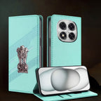 Redmi Note 14 Pro Plus 5G Satyamev Jayate 3D Emblem Magnetic Flip Wallet Case
