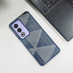 Oppo A3 Pro 5G Triangle Pattern Matte Back Shockproof Case