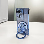 Oppo F25 Pro 5G Four Corner Airbags 100% Original Astro Money Magnet Rotating Dollar Case