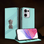 Oppo Reno 13 5G Satyamev Jayate 3D Emblem Magnetic Flip Wallet Case