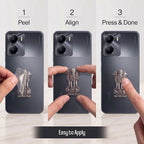 Vivo Y56 5G Compatible Satyamev Jayate 3D Metal Emblem Sticker