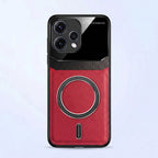 Oppo Reno 15 5G Premium Magsafe Magnetic Leather Lens Protective Case