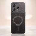 Oppo Reno 15 5G Carbon Fiber Leather Hybrid MagSafe Magnetic Case