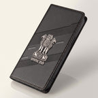 Oppo Reno 12 Pro 5G Satyamev Jayate 3D Emblem Magnetic Flip Wallet Case