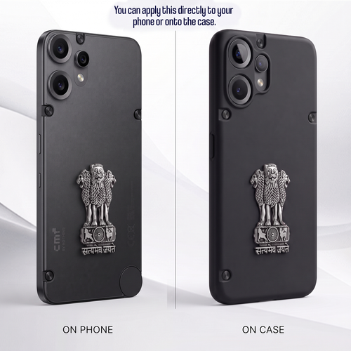 CMF Phone 2 Pro 5G Compatible Satyamev Jayate 3D Metal Emblem Sticker