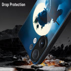 Vivo V60 5G Premium Acrylic Shockproof Glass Back Case (Midnight Krishna)