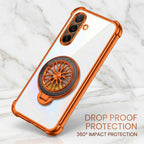 Samsung Galaxy A36 5G Stress Buster Wheel Rotating Airbag Cosmic Orange Case