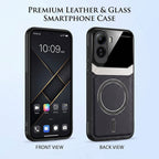 Vivo T5 Pro 5G Premium Magsafe Magnetic Leather Lens Protective Case