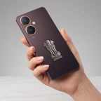 Vivo Y27 5G Compatible Satyamev Jayate 3D Metal Emblem Sticker
