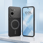 Vivo T5 Pro 5G Carbon Fiber Leather Hybrid MagSafe Magnetic Case