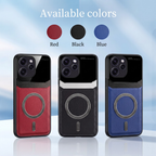 Oppo Reno 15 Pro Mini 5G Premium Magsafe Magnetic Leather Lens Protective Case