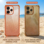 Oppo Reno 15 5G Luxury Shockproof Shimmer Airbag Cosmic Orange Case