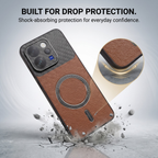 Vivo V70 5G Carbon Fiber Leather Hybrid MagSafe Magnetic Case