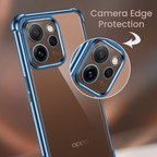 Oppo Reno 15 Pro 5G Anti-Yellow Electroplating Transparent Airbags Case