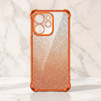 Oppo Reno 15 Pro Mini 5G Luxury Shockproof Shimmer Airbag Cosmic Orange Case