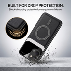 Vivo T5X 5G Premium Magsafe Magnetic Leather Lens Protective Case