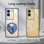 Vivo Y200 5G Premium Butterfly Stand Airbags Case