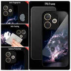Oppo A5 Pro 5G Premium Acrylic Shockproof Glass Back Case (Storm King)
