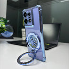 Motorola Edge 50 Pro 5G Premium Stress Buster Wheel Rotating Shockproof Airbags Case