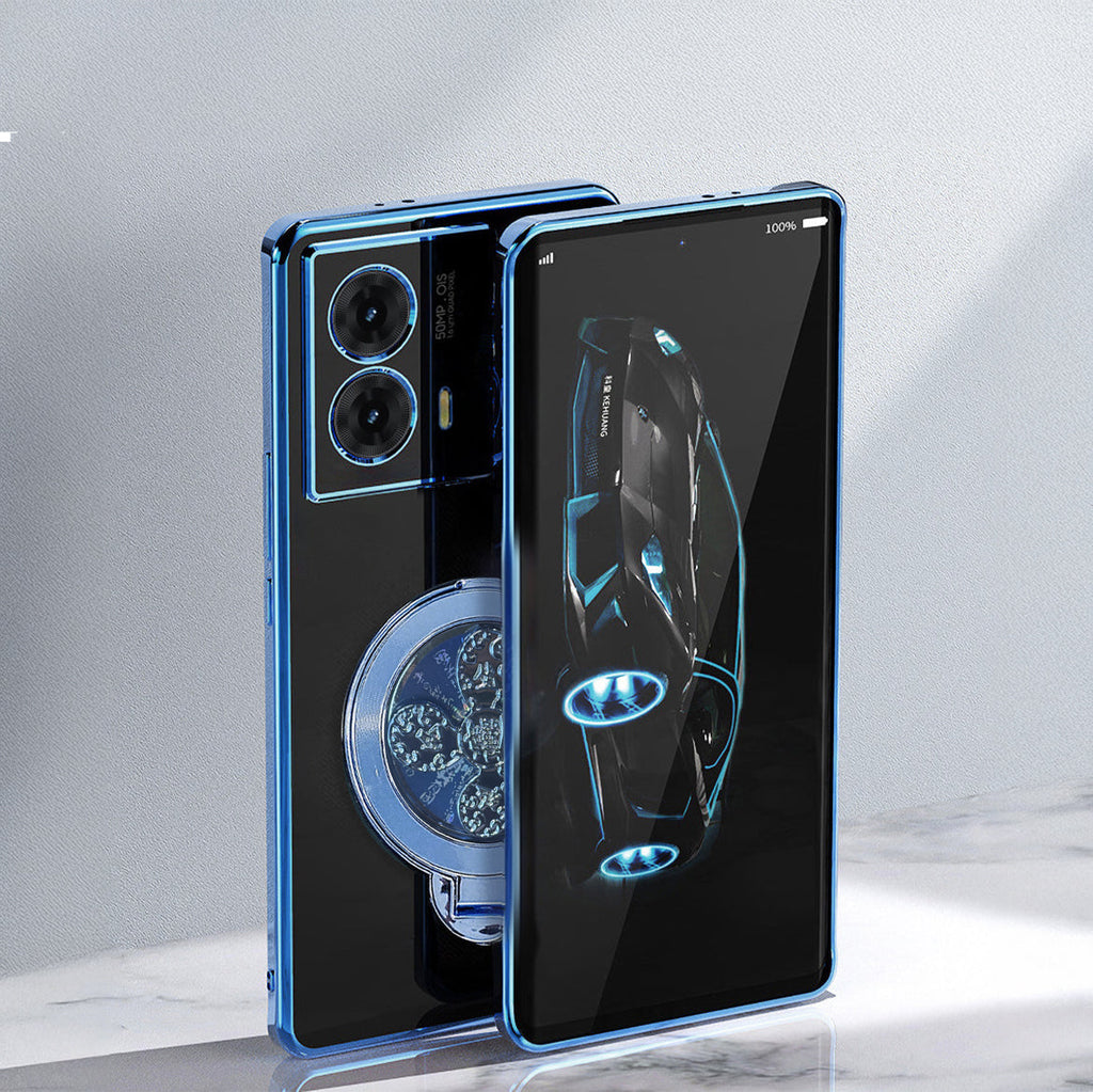 Motorola Moto G85 5G Electroplating Reflective Fidget Rotating Back Case