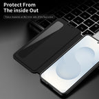Samsung Galaxy S23 5G Smart Side Window Flip Leather Case