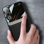 Oppo K12x 5G Premium Leather Lens Protective Case