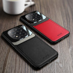 Redmi Note 14 Pro 5G Premium Leather Lens Protective Case