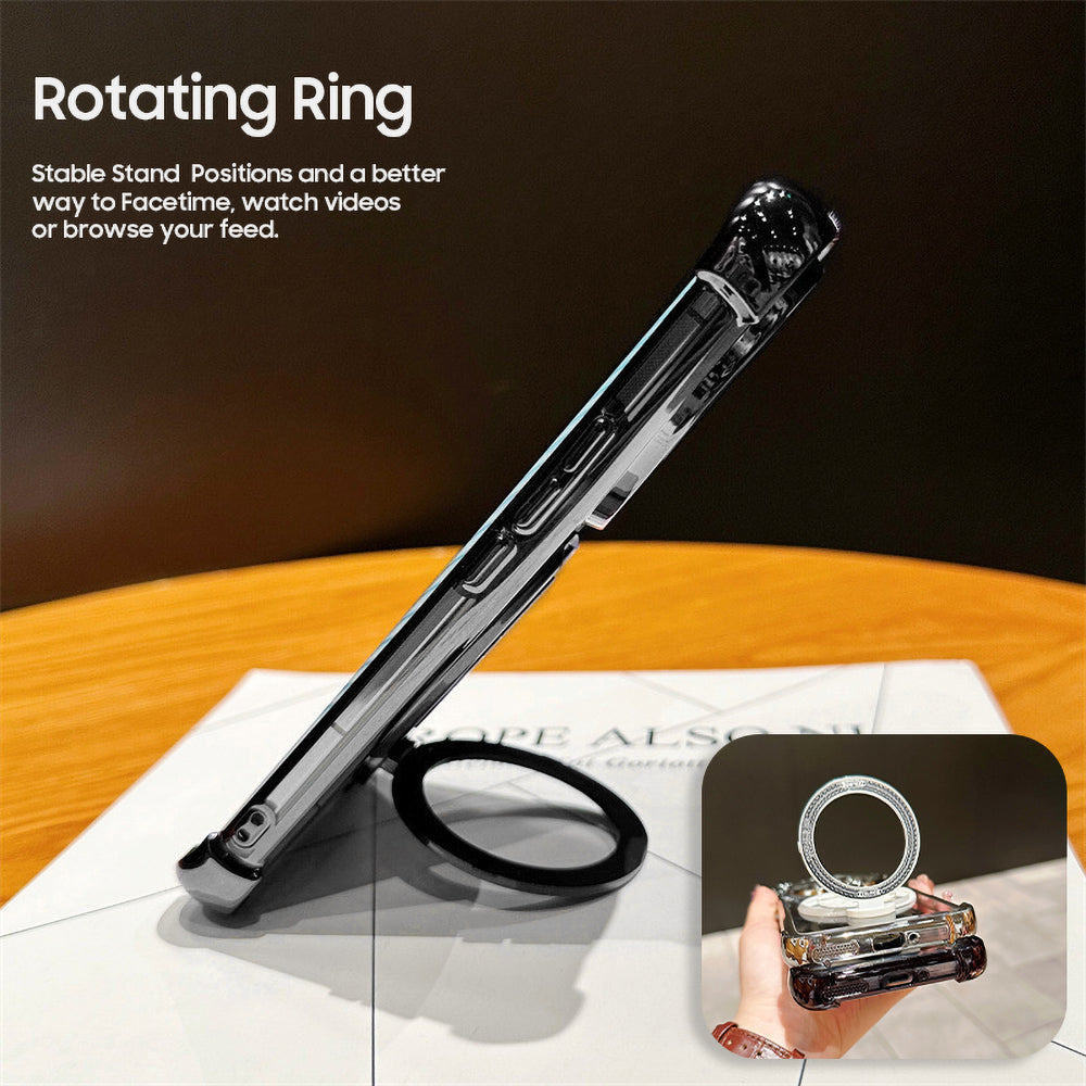 Oppo Reno 10 5G Premium Stress Buster Wheel Rotating Shockproof Airbags Case