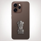 Oppo Reno 15 Pro 5G Compatible Satyamev Jayate 3D Metal Emblem Sticker