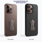 Oppo Reno 15 Pro Mini 5G Compatible Satyamev Jayate 3D Metal Emblem Sticker