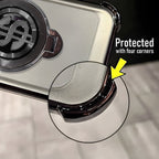 Oppo Reno 15 Pro Mini 5G Four Corner Airbags 100% Original Astro Money Magnet Rotating Dollar Case