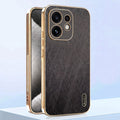 Oppo Reno 16 5G Premium Electroplated Frame Gold Thread Pattern Soft Case