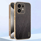 Oppo Reno 16 5G Premium Electroplated Frame Gold Thread Pattern Soft Case