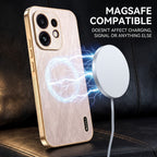 Oppo Reno 16 5G Premium Electroplated Frame Gold Thread Pattern Soft Case