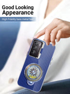 Oppo Reno 12 case with precise cutouts and rotating lens cover.