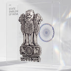 Tecno Spark 40 5G Compatible Satyamev Jayate 3D Metal Emblem Sticker