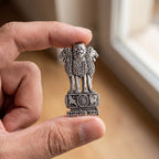 Vivo Y100 5G Compatible Satyamev Jayate 3D Metal Emblem Sticker