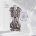 OPPO Reno15c 5G Compatible Satyamev Jayate 3D Metal Emblem Sticker